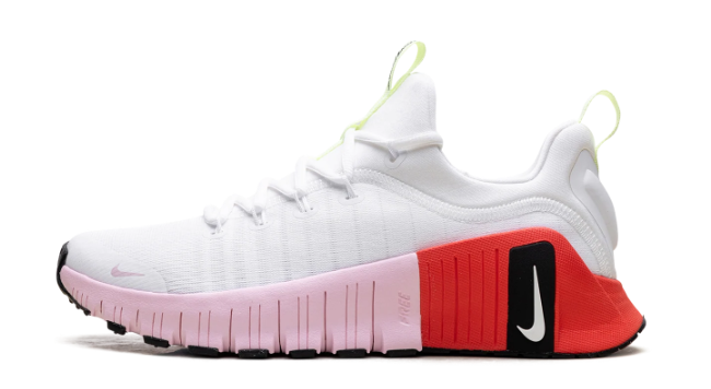 Nike Free Metcon 6 Women's Training Shoes | White / Barely Volt