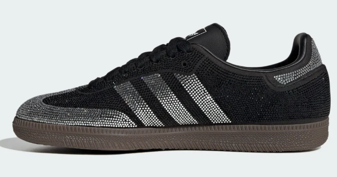 adidas Samba WMNS 'Rhinestone Black Silver'